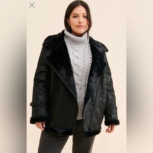 EUC Hutch Rhys Sherpa Motto Jacket 3x